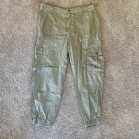Zara Pants & Jumpsuits Zara Green Cargo Pants Poshmark
